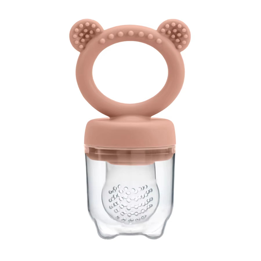 Baby Pacifier Fruit Feeder with Cover Silicone Newborn Nipple Fresh Fruit Food Vegetable Feeding Soother Baby Teether Toys